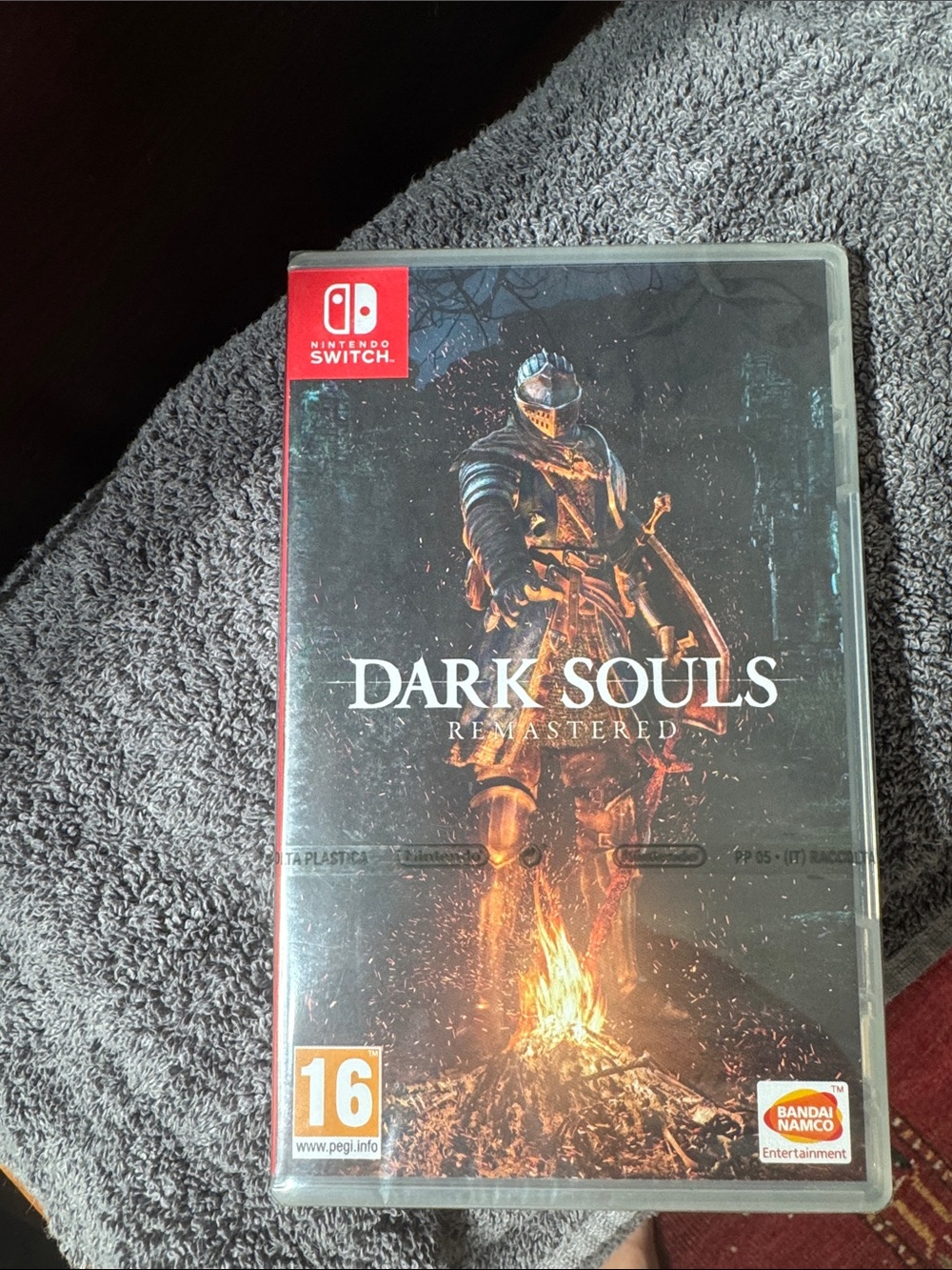 Nintendo Dark Souls Remastered - Black and Orange Cover